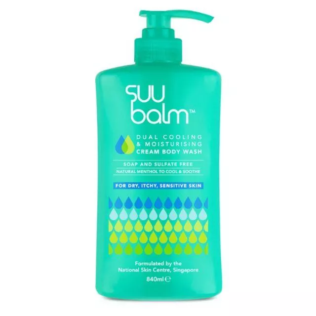 👍超級大包裝迅速止癢沐浴霜（成人用）SUU BALM FACE/BODY  WASH 840 ML