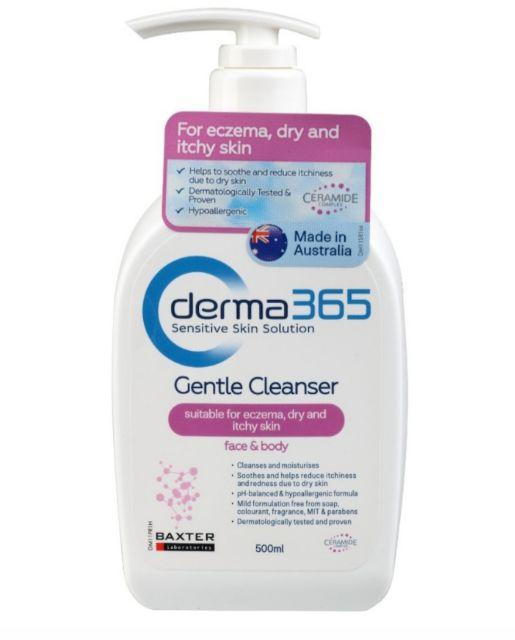 澳洲(天然燕麥)極度乾燥膚質適用 沐浴/乳霜Derma365 Eczema  Cleanser/Lotion