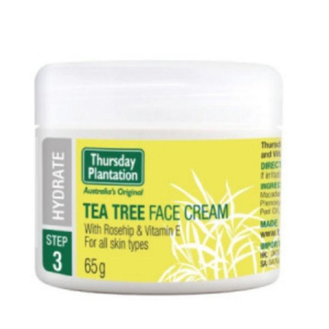 星期四農莊茶樹油臉部保養霜Thursday Plantation Tea Tree Face Cream 65g