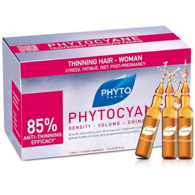 法國髮朵女性用髮朵 新絲漾養髮液 Phyto Phytocyane Treatment 12s