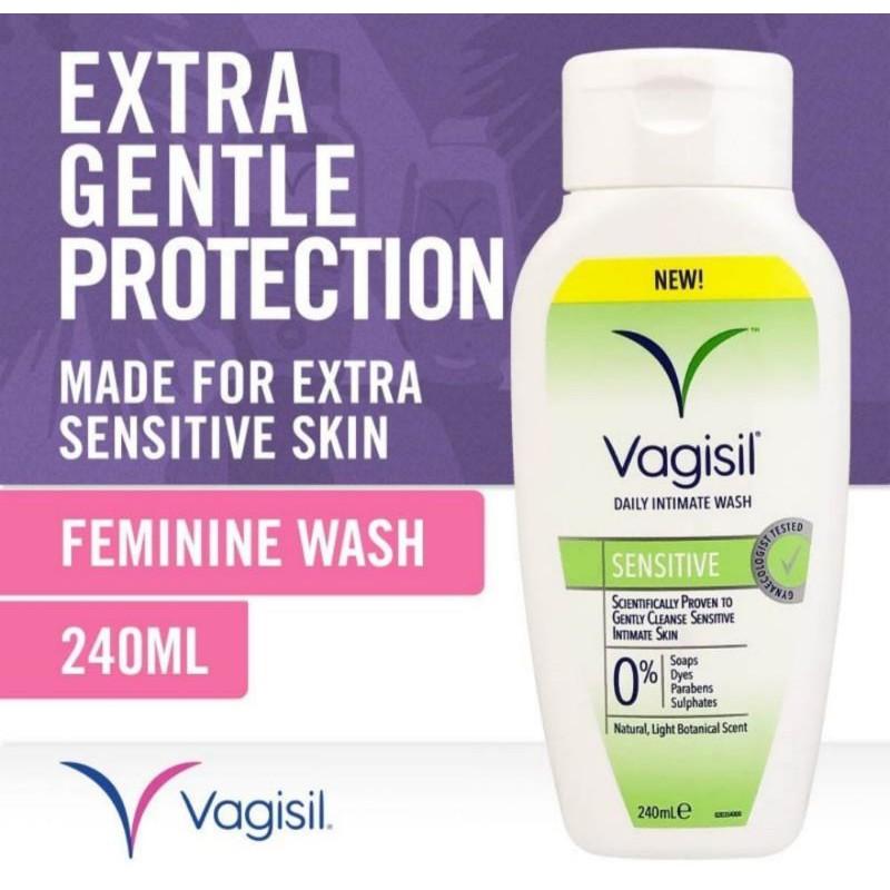 Vagisil Feminine Wash Clean Formula (For Sensitive )240ml