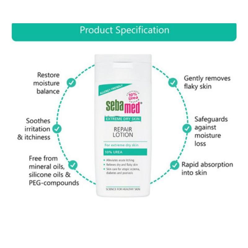 Sebamed Dry Skin Repair Lotion 10% Urea 200ml