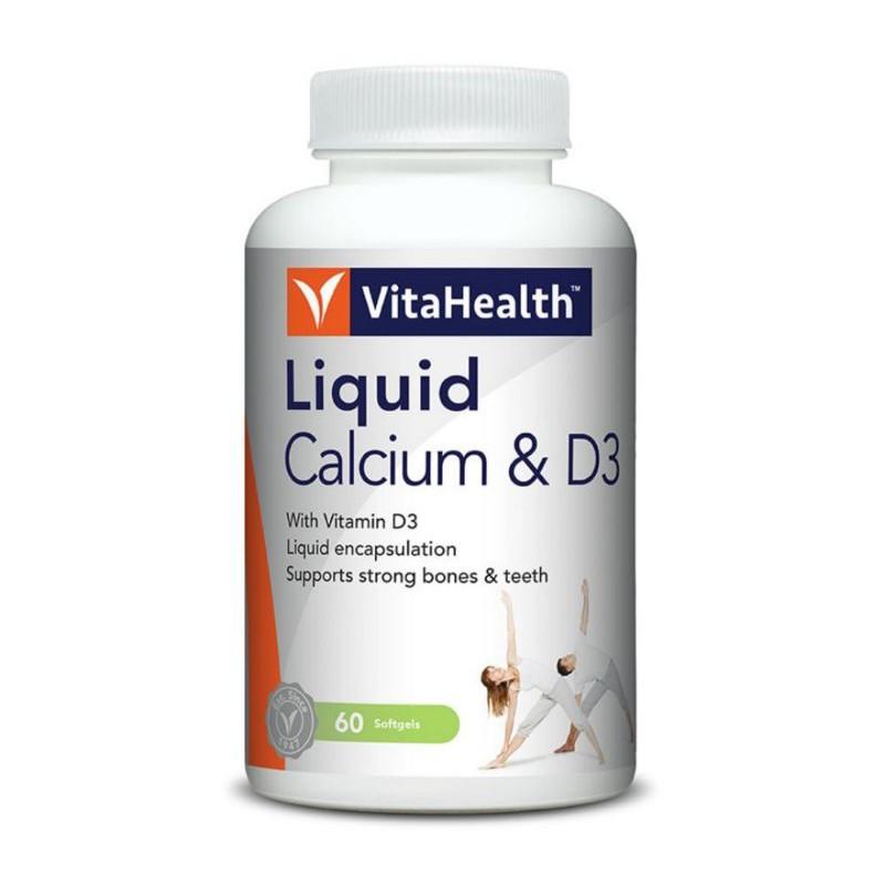 VitaHealth Liquid Calcium &amp; 加拿大D3維他命D3 60粒