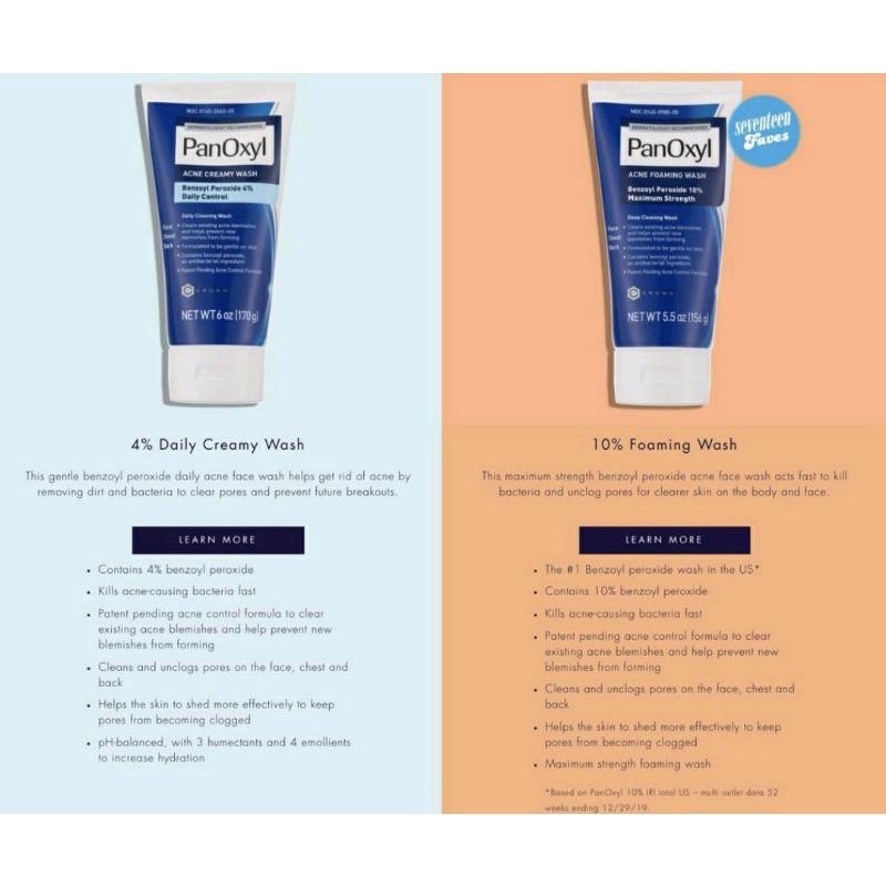 PanOxyl Acne Foaming Wash