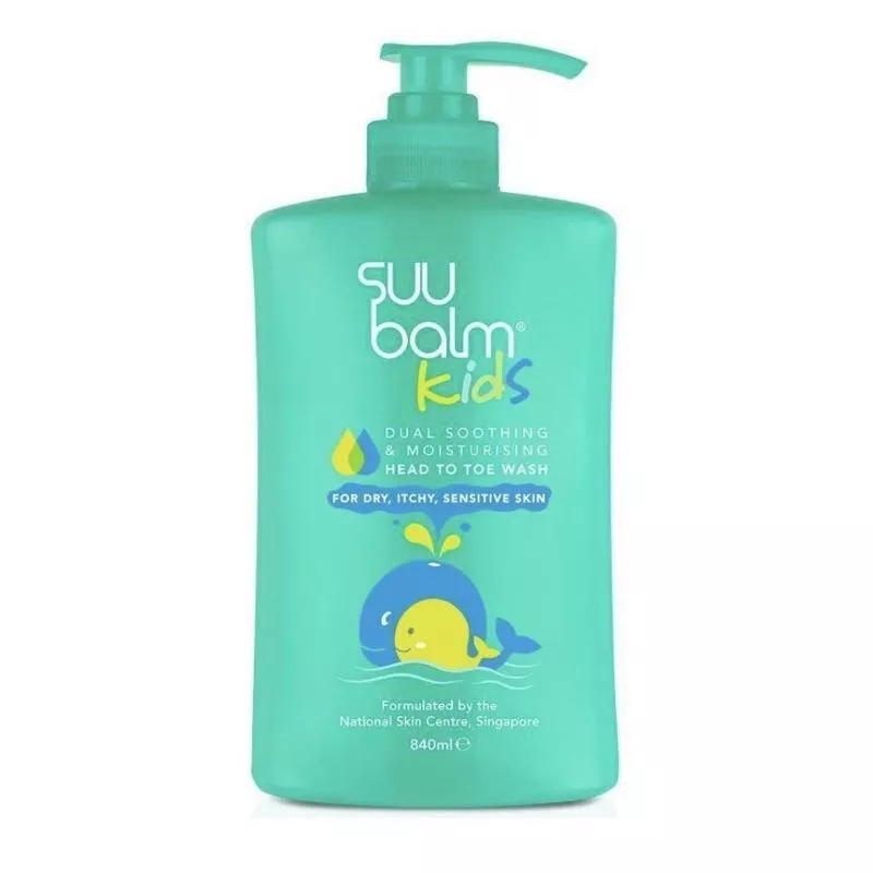 迅速止癢潔膚霜（嬰幼兒）SUU BALM  Soothing &amp; Moisturising Wash 840 ml