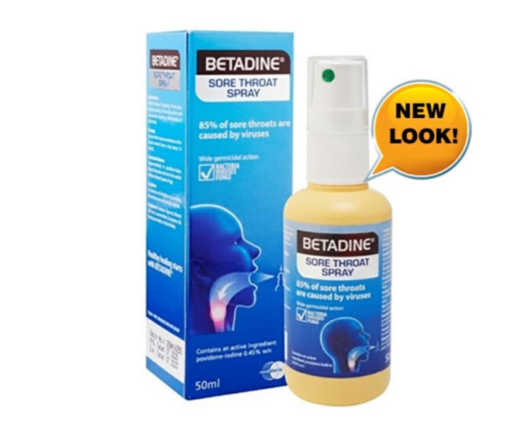 Betadine sore throat care spray 50ML