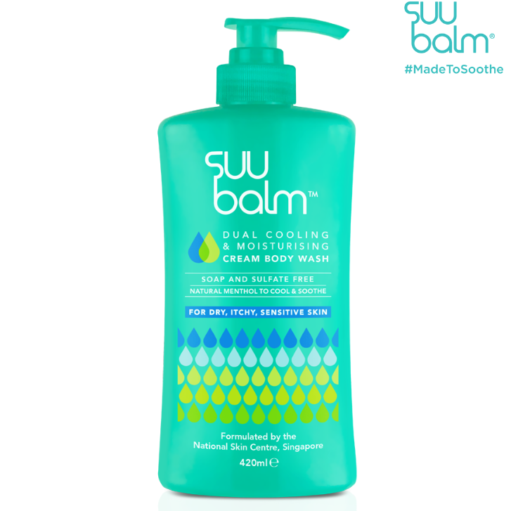 👍超級大包裝迅速止癢沐浴霜（成人用）SUU BALM FACE/BODY  WASH 840 ML