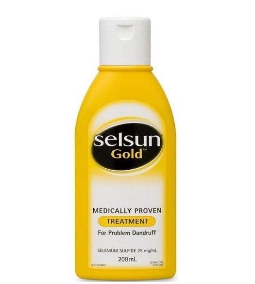 Selsun Gold Medically Proven Treatment For Dandruff Control Hair Shampoo  200ml