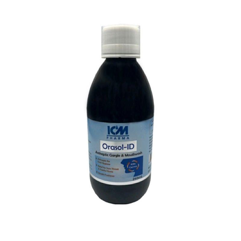 ICM Povidone Iodine Antiseptic Gargle Mouthwash 含碘潄口水240ML