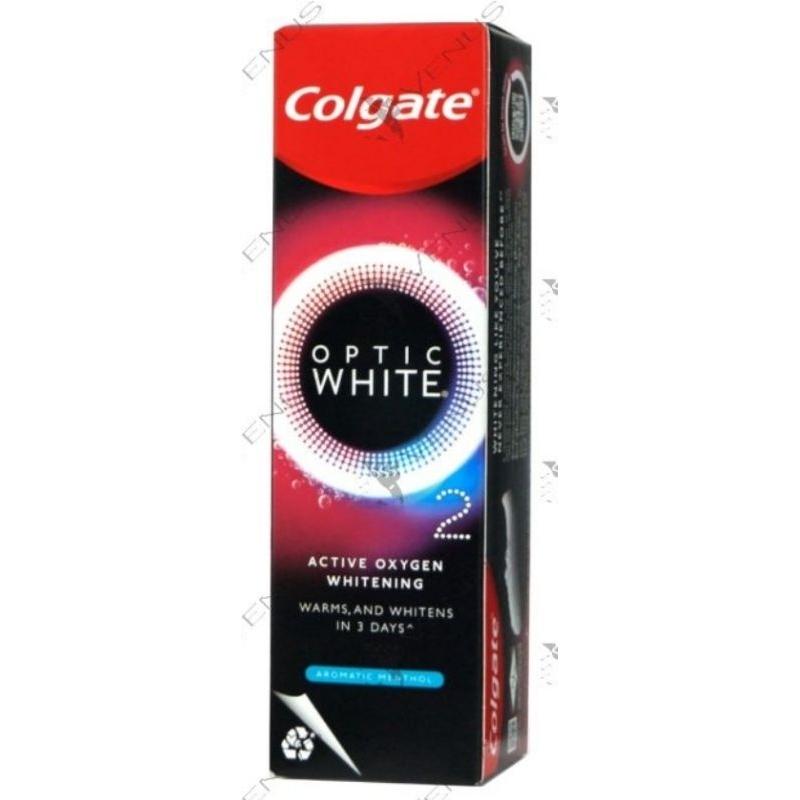 ColgateToothpaste Optic White Active Oxygen Whitening85G高露潔牙齒美白保養