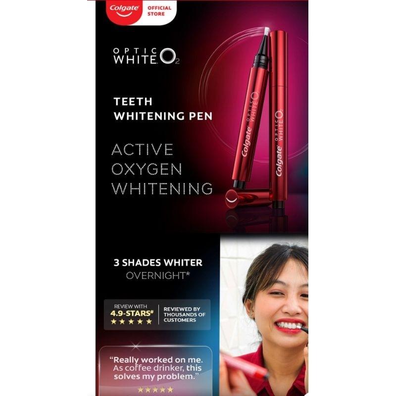 ColgateToothpaste Optic White Active Oxygen Whitening85G高露潔牙齒美白保養