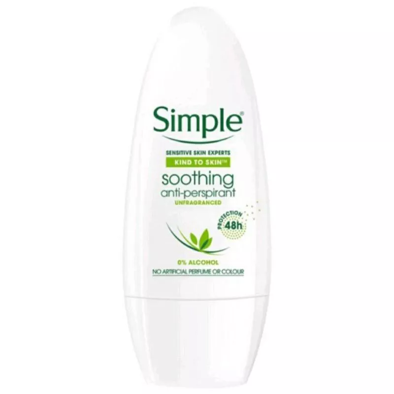 清妍抑菌止汗膏SIMPLE Roll On Soothing Anti-Perspirant 50ml