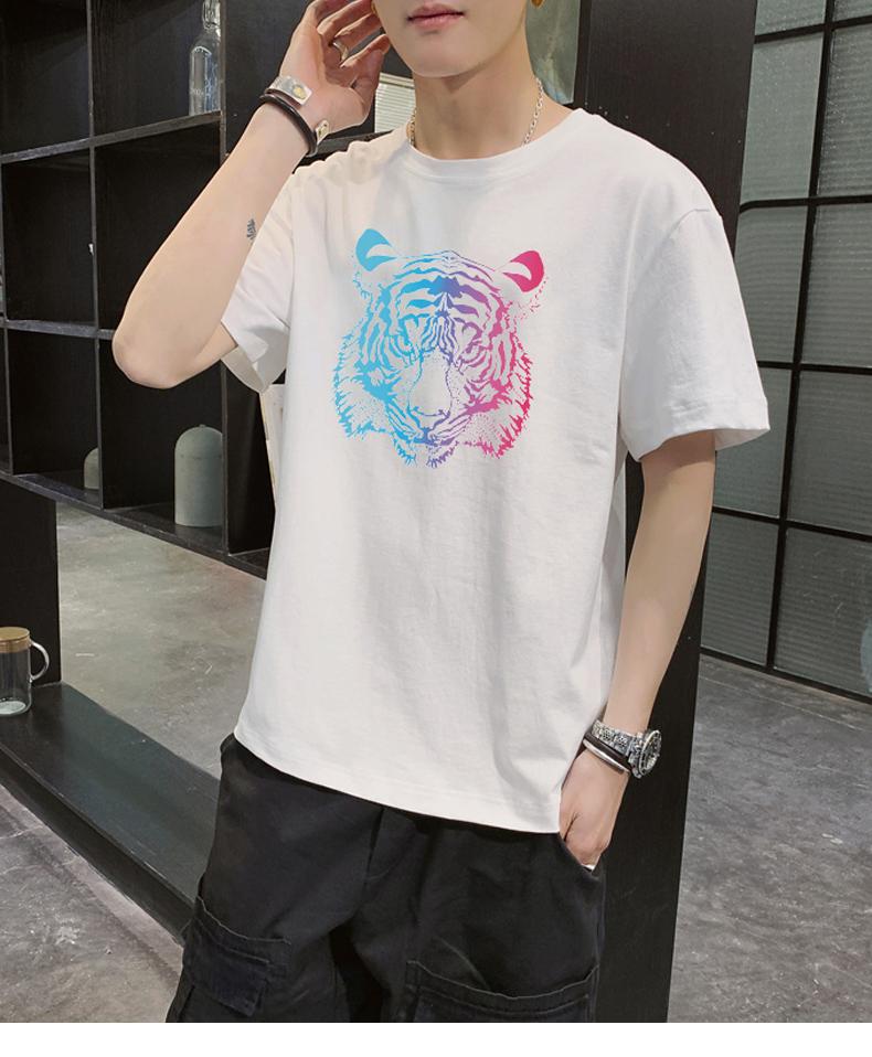 AZ23540 男士潮流休閑印花T恤(兩色)