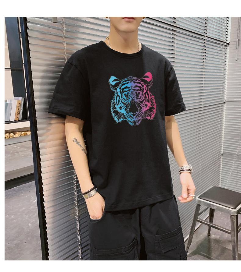 AZ23540 男士潮流休閑印花T恤(兩色)
