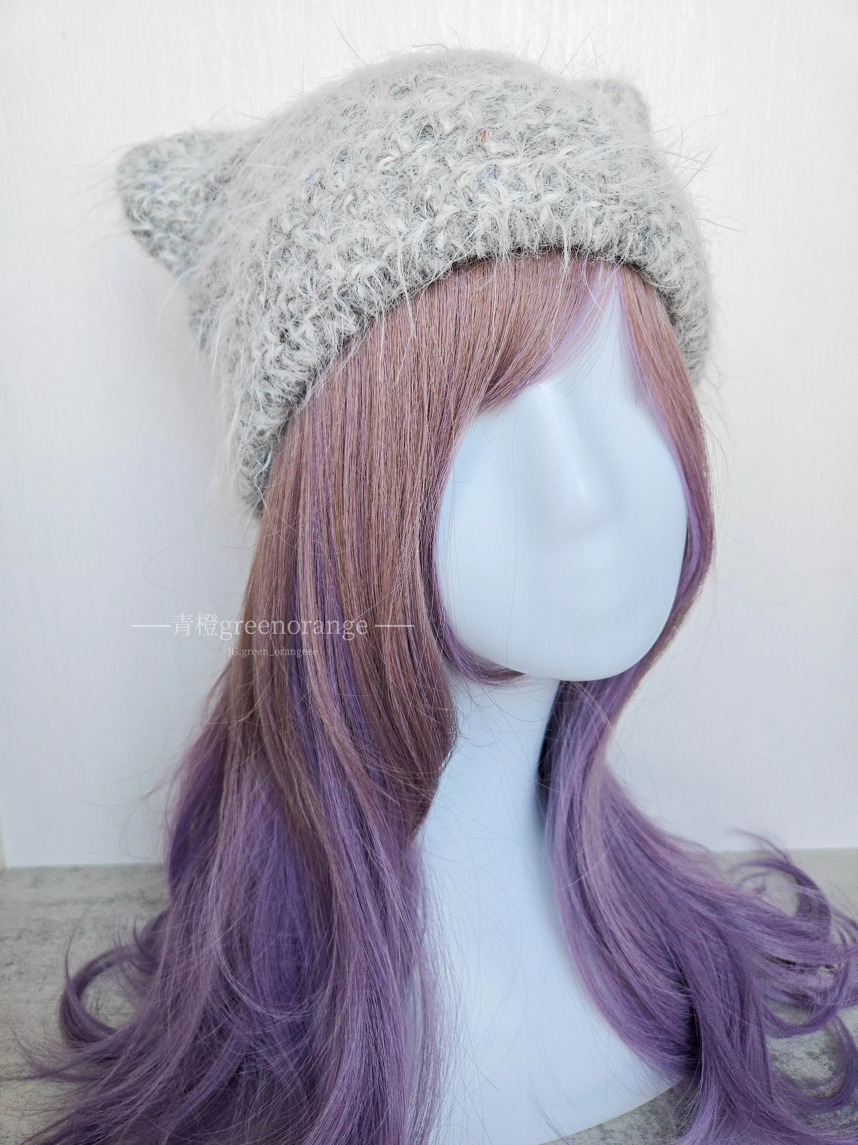 【貓耳帽 】灰色