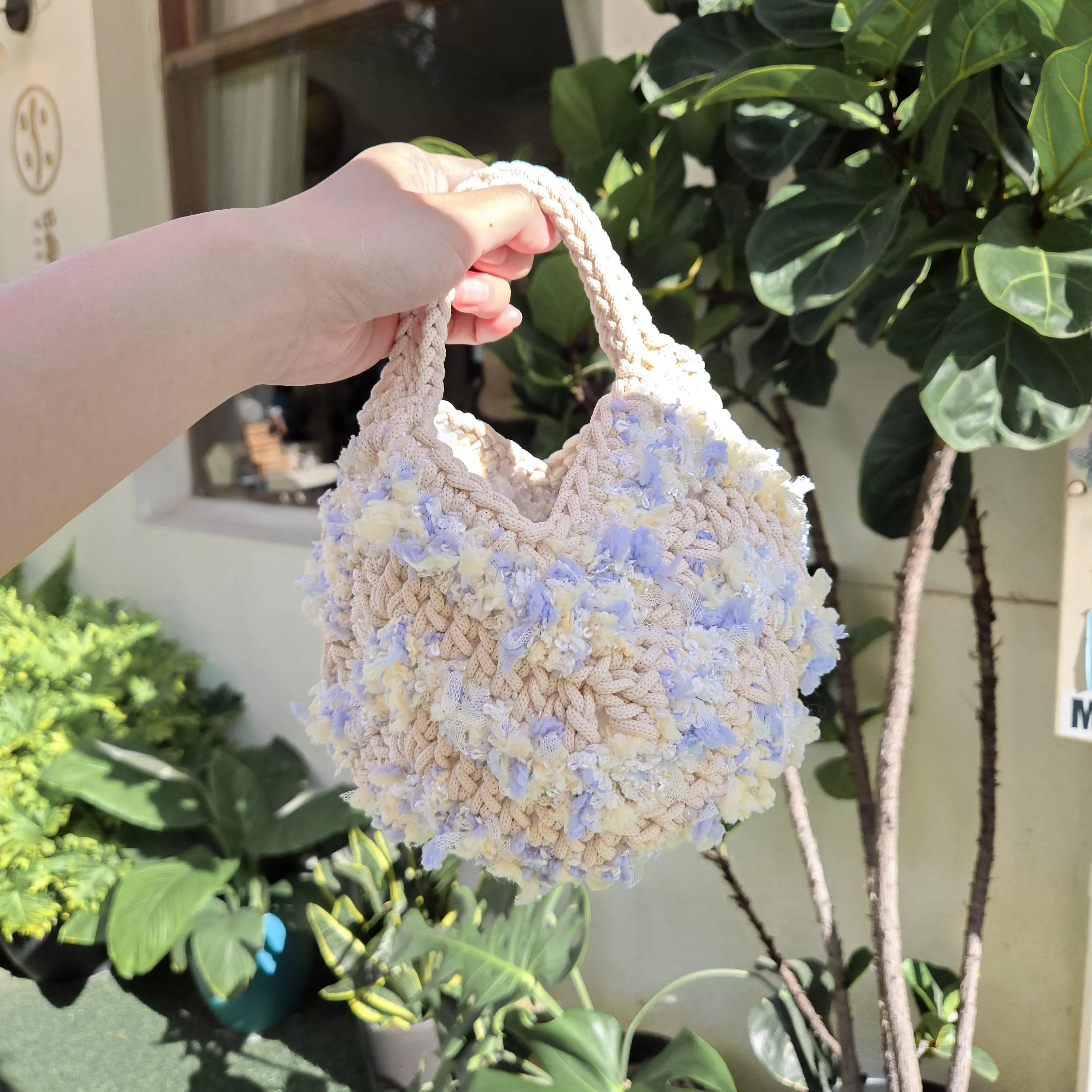 【小絨包 】米白色