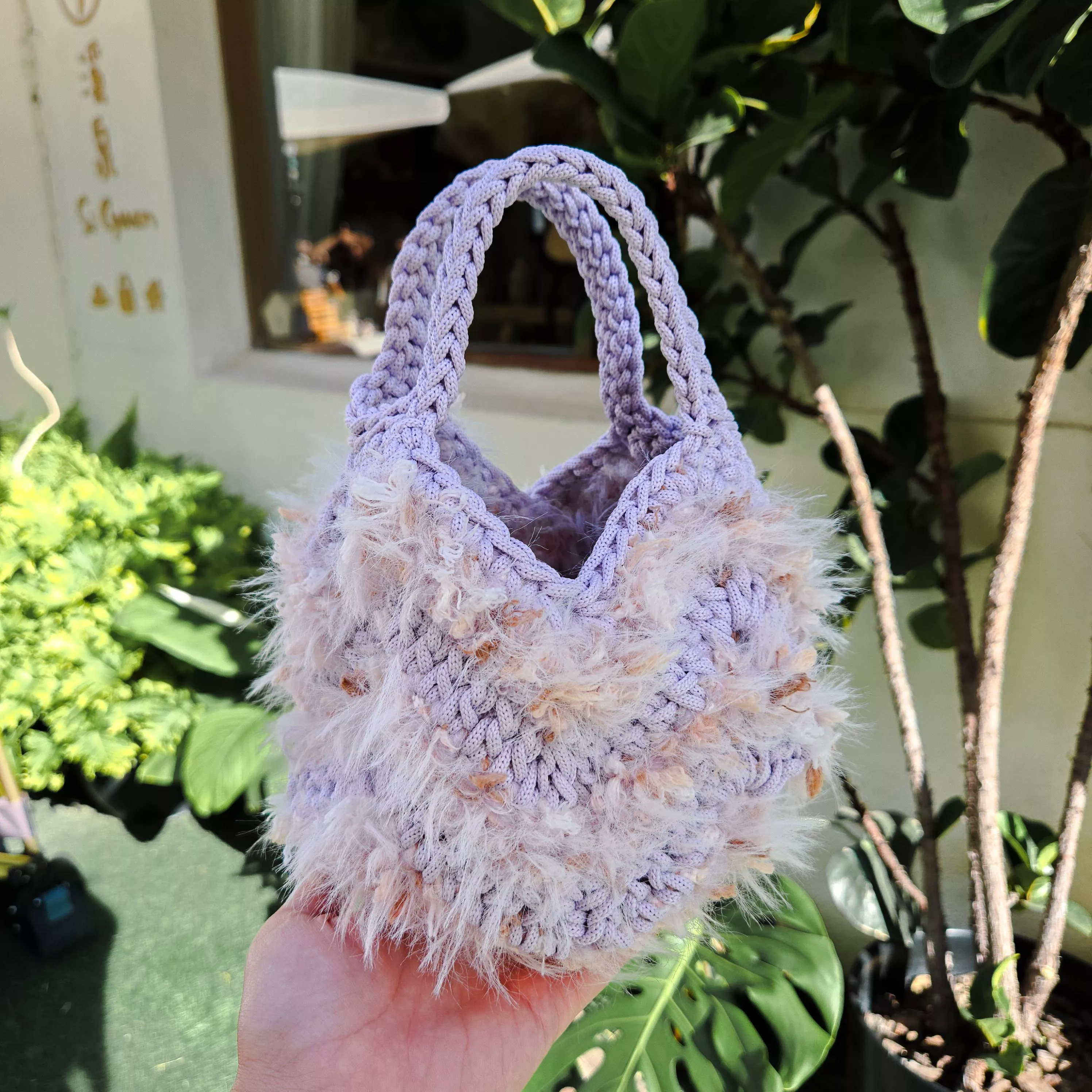 【小絨包 】淡紫色