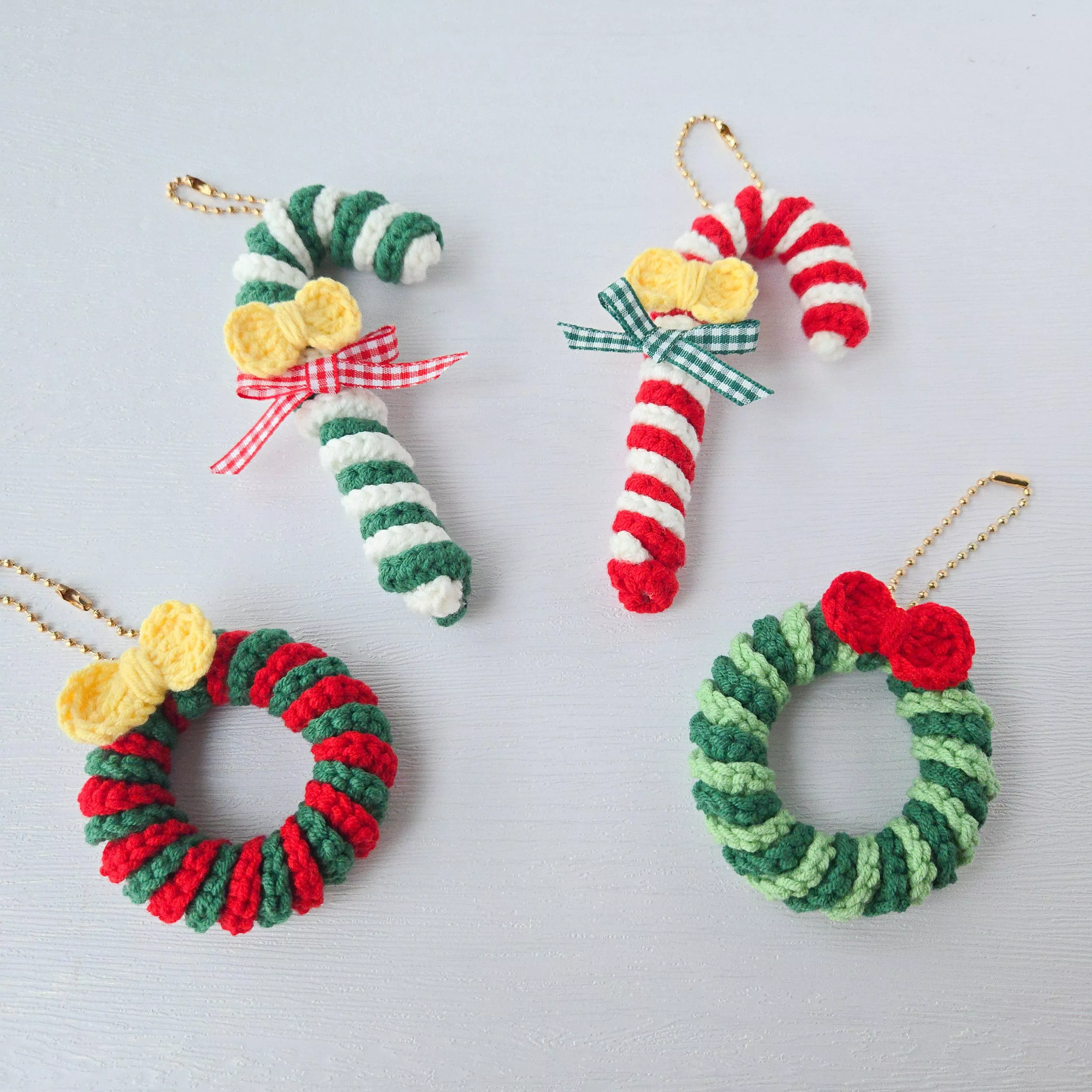 ≡ 材料包 ≡聖誕拐杖&聖誕花環