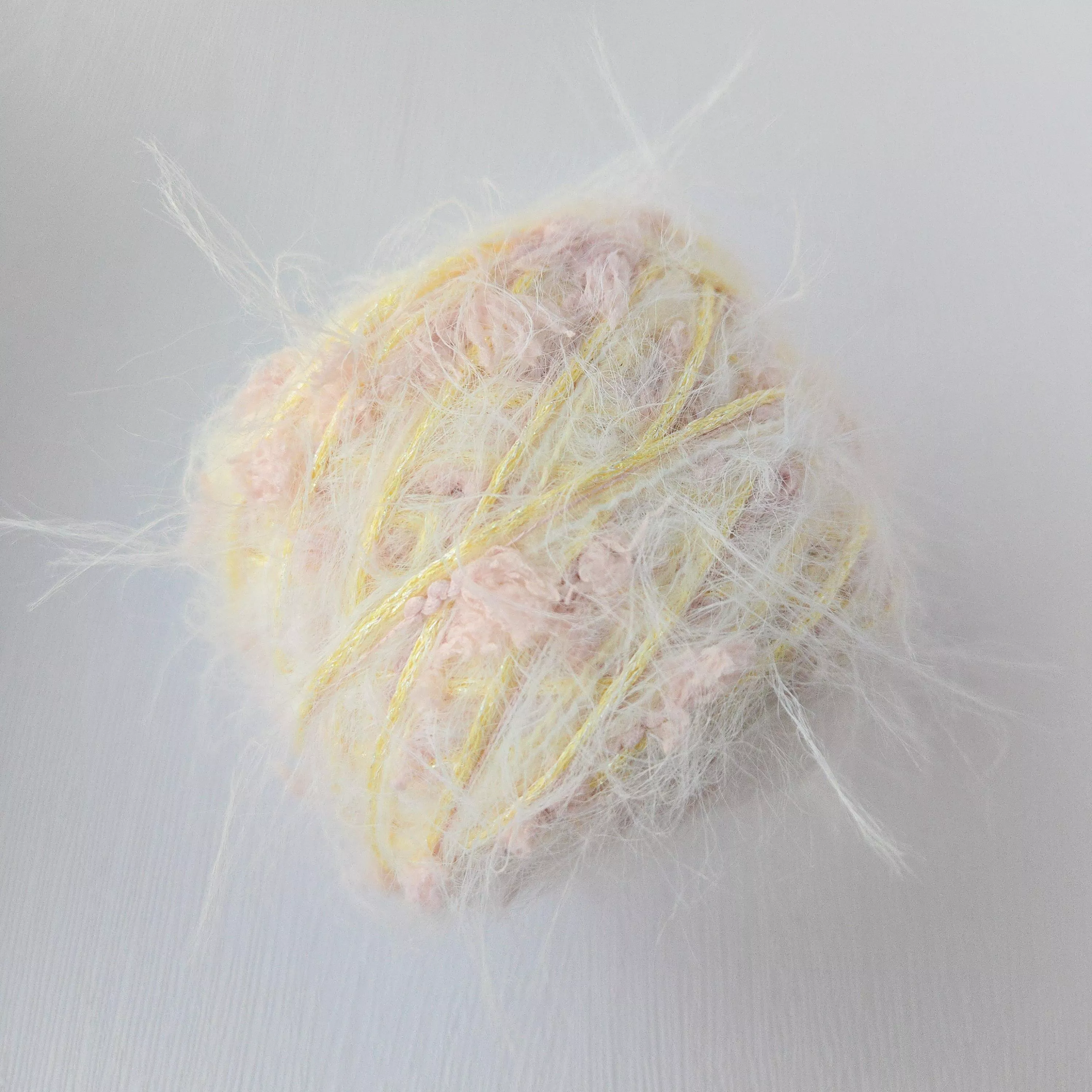 ≡ 手混線 ≡粉嫩黃 80g