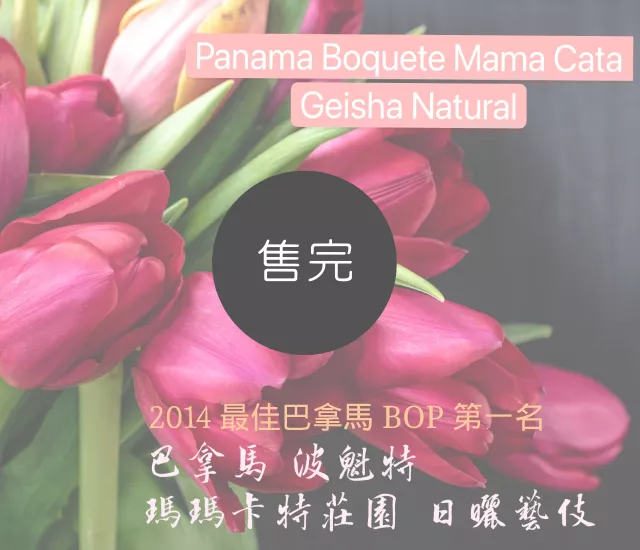 瑪瑪卡特莊園 日曬藝伎 2014年最佳巴拿馬(BOP)第一名 (熱沖)