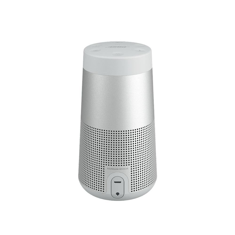 【Bose】Bose SoundLink Revolve II 360° 全方向聲音可攜式藍牙揚聲器，銀色展示出清