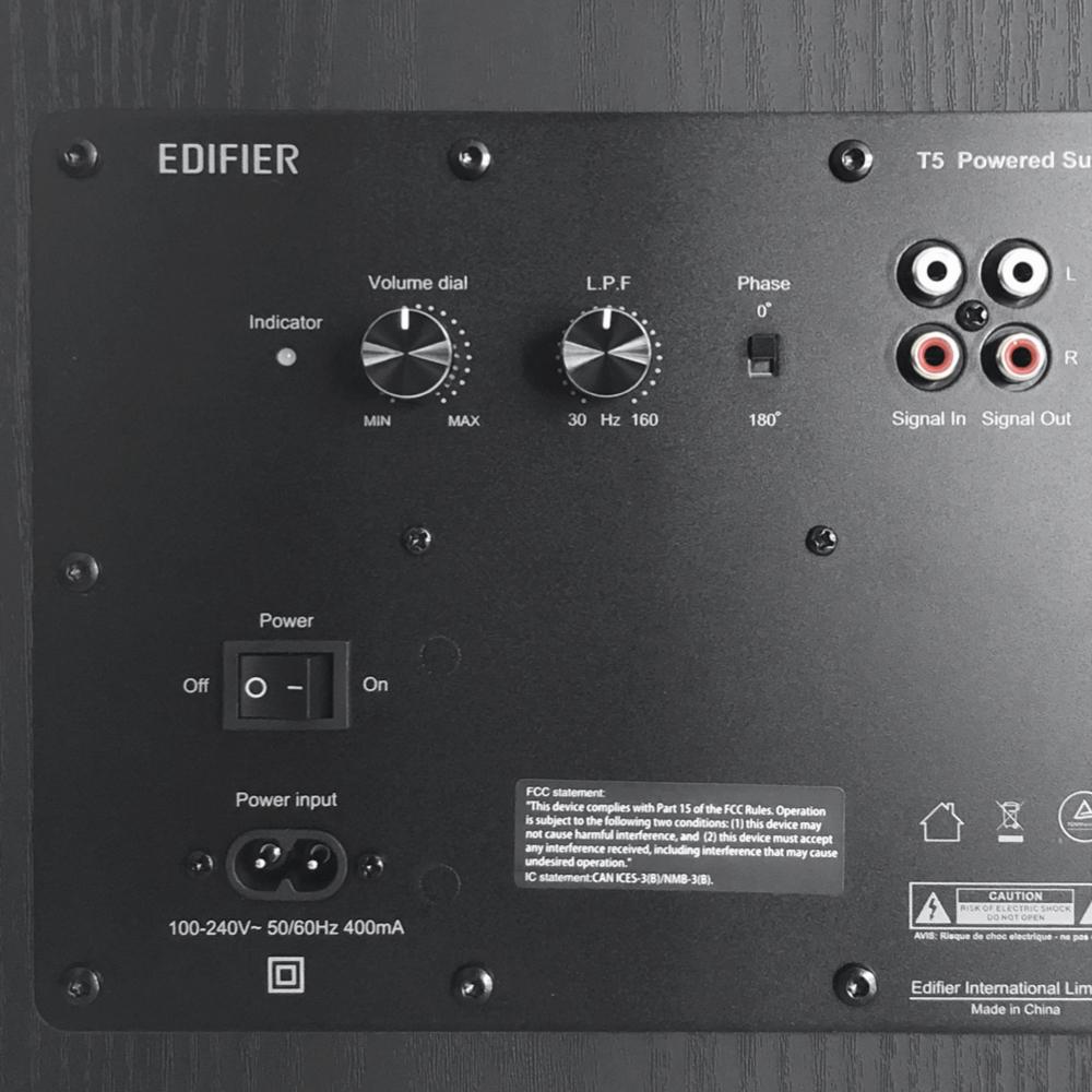 【EDIFIER 漫步者】T5 獨立主動低音喇叭