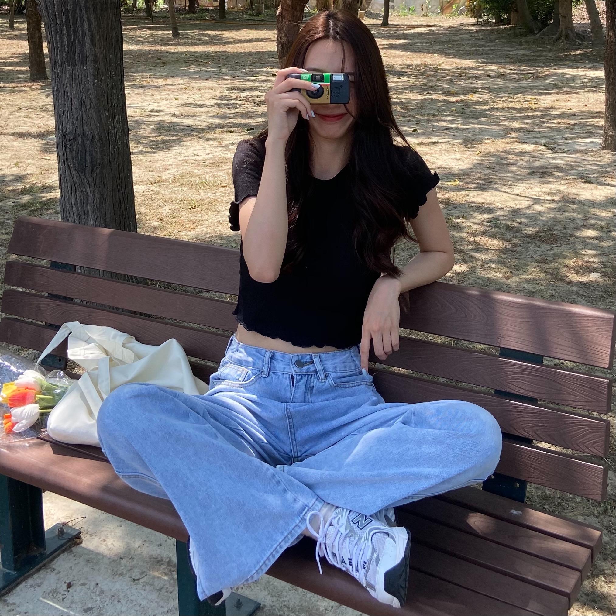 正韓🇰🇷包色款!!捲邊短版上衣