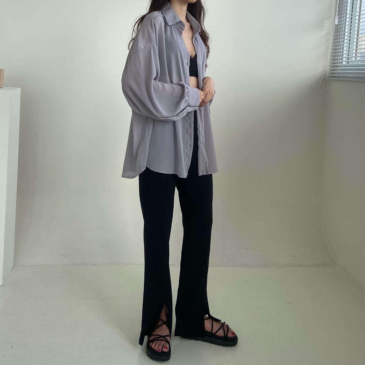 讓您變長腿姊姊の中線開衩西裝褲