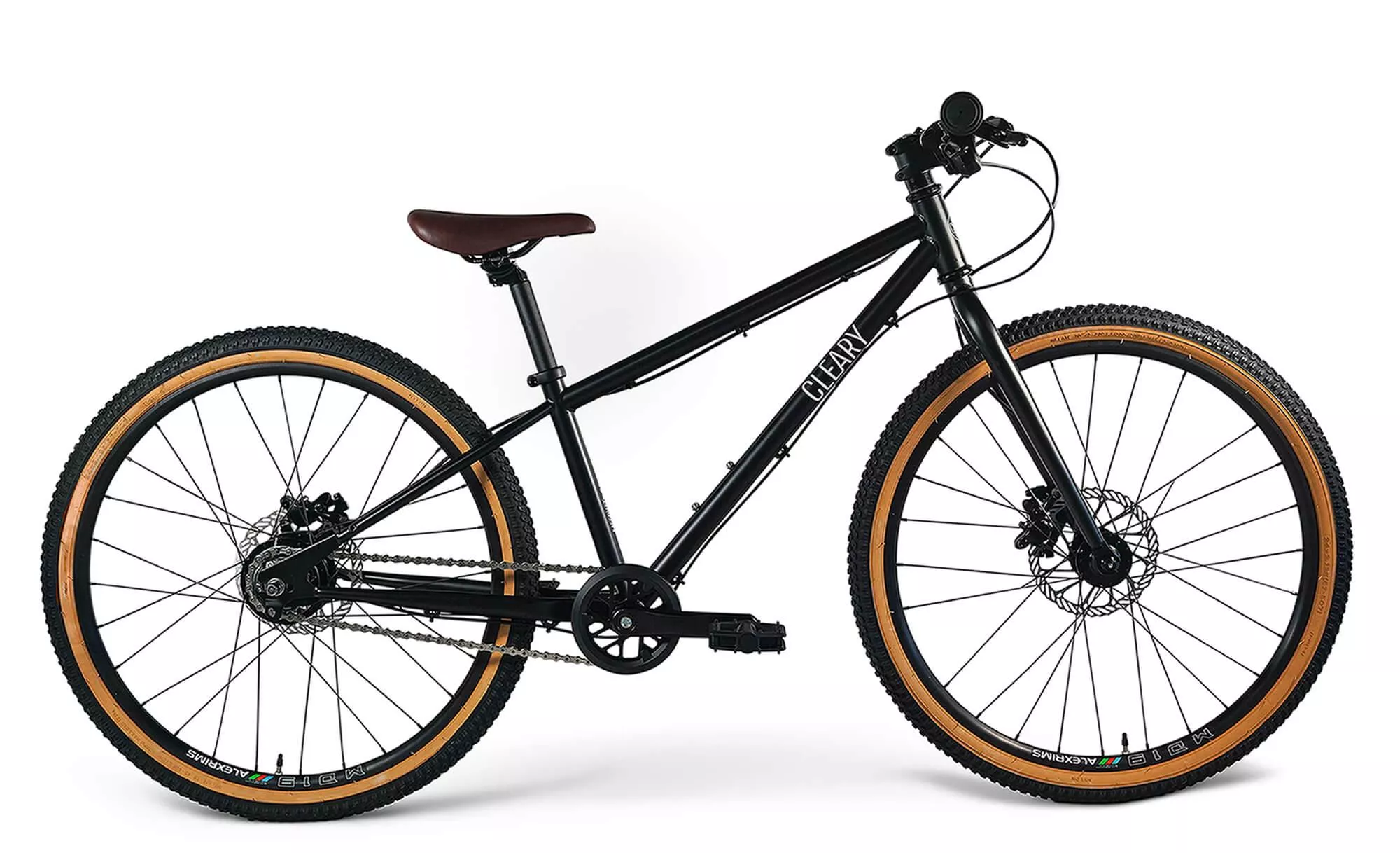 Cleary 24吋內變五速兒童腳踏車黑色