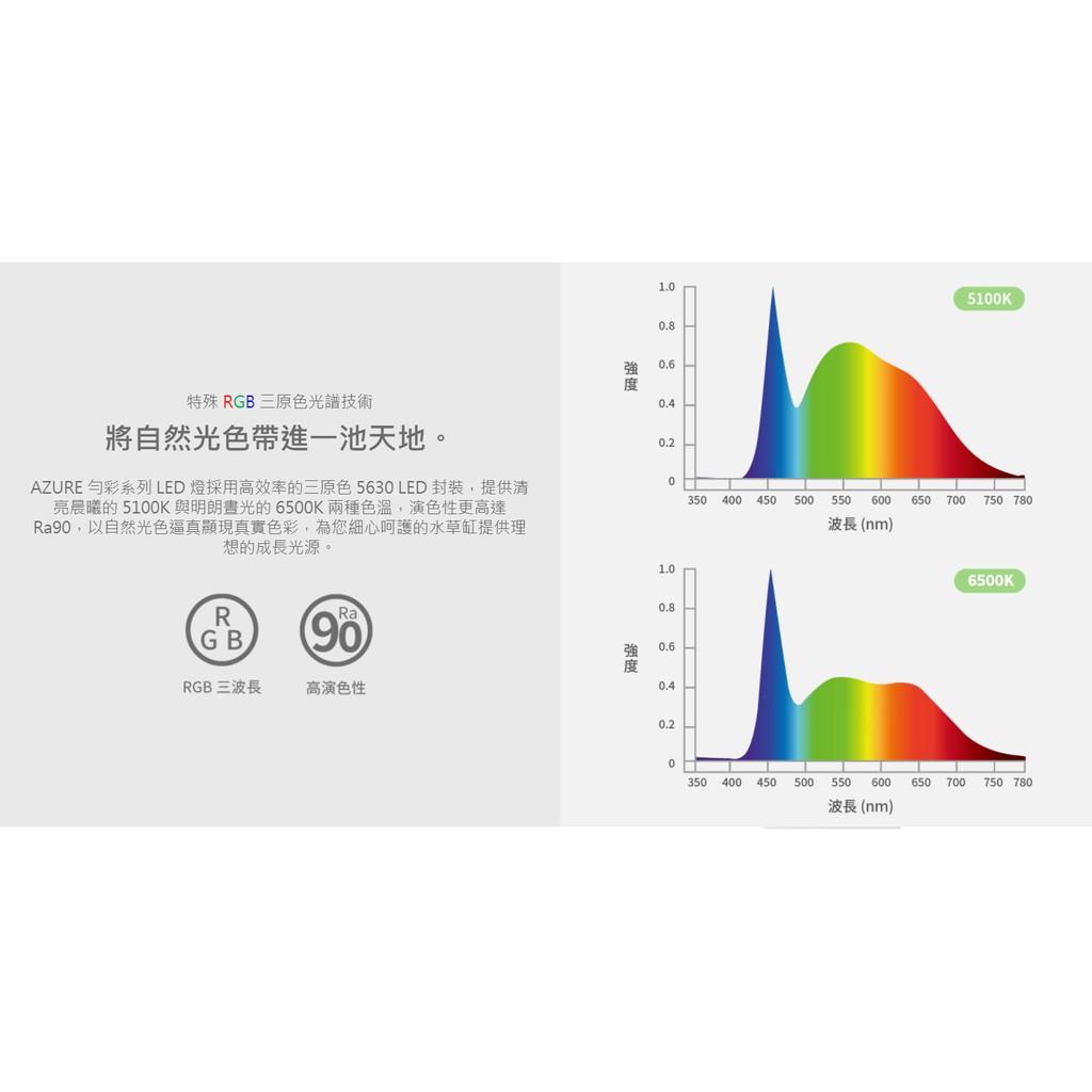 AZURE 水草勻彩燈 3尺/4尺 白燈(可調亮度) 太陽燈 水草燈 水草缸 陽性草燈 陰性草燈 崧騰