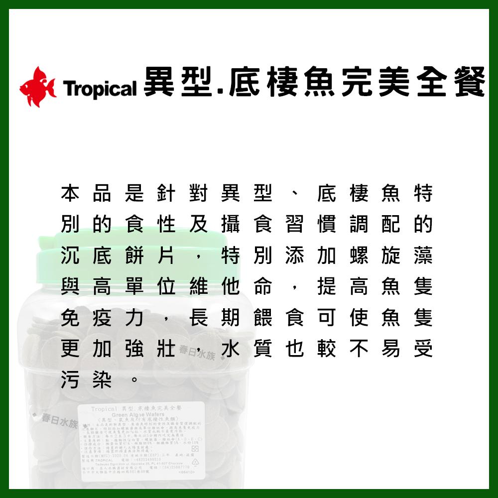 Tropical 異型.底棲魚完美全餐 罐裝1kg 鼠魚 螺旋藻 藻類飼料 沉水 沉底飼料