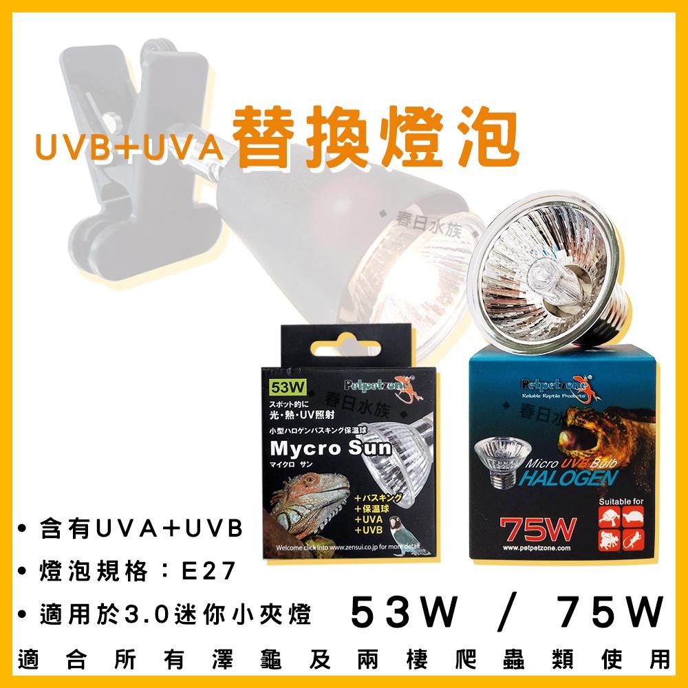 E27兩棲燈泡 53W 75W 3.0迷你小夾燈 聚熱燈 UVA UVB 烏龜曬燈 曬燈 夾燈 澤龜燈