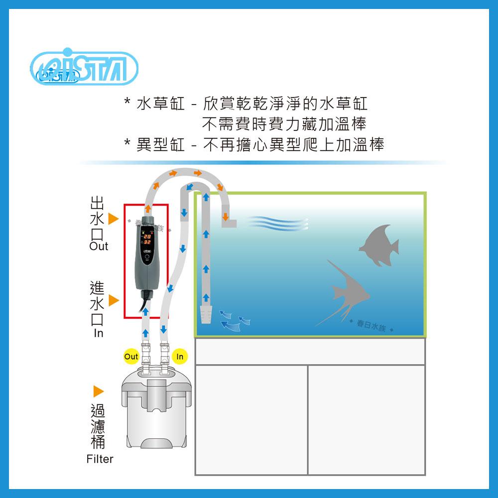 ISTA 外置加溫器 300W 500W 圓桶加溫器 魚缸 加溫 加熱 加熱器 水草加溫 加溫設備 伊士達