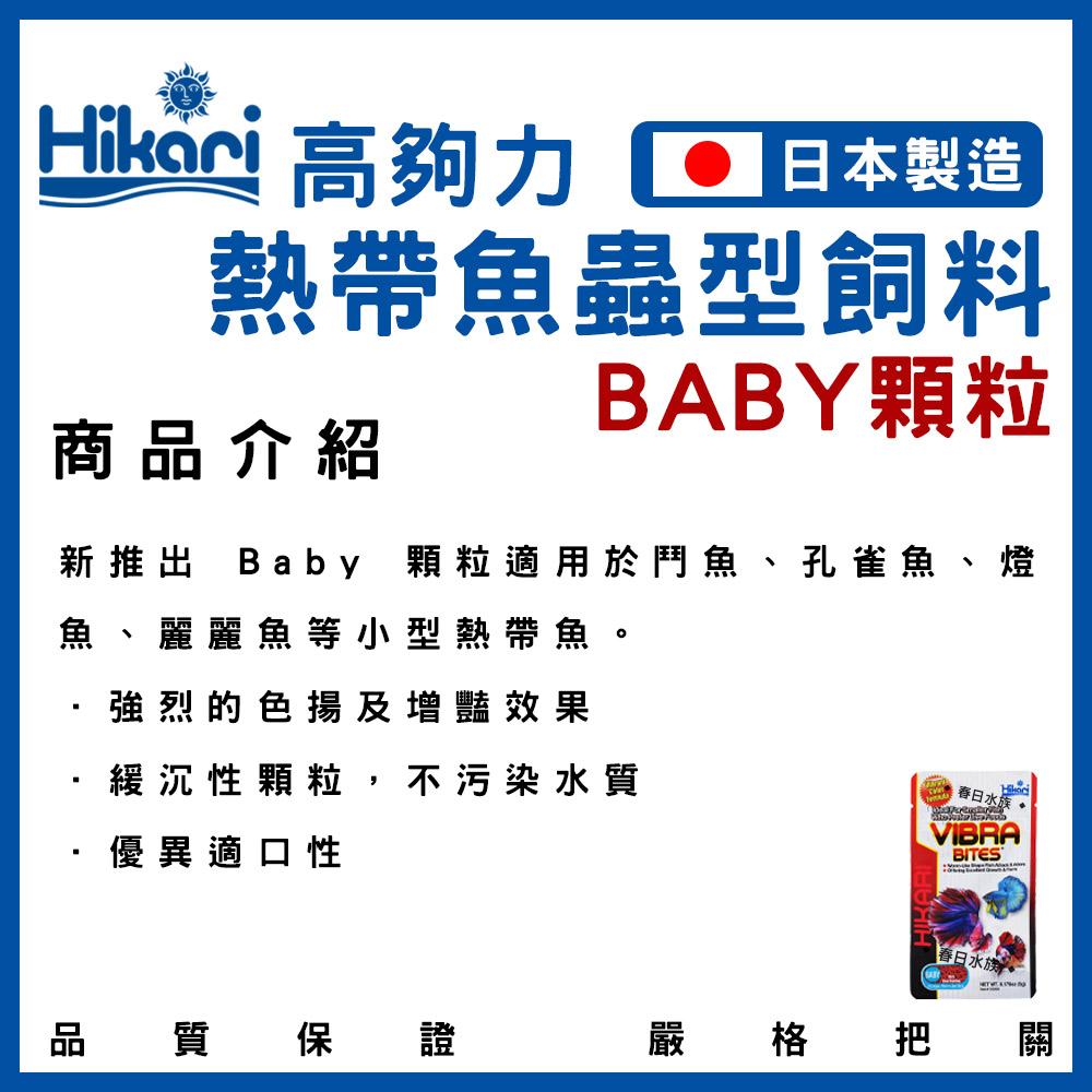 Hikari 高夠力 熱帶魚蟲型飼料 35g / 73g 緩沉性 增豔 適口 嗜口性 日本製造