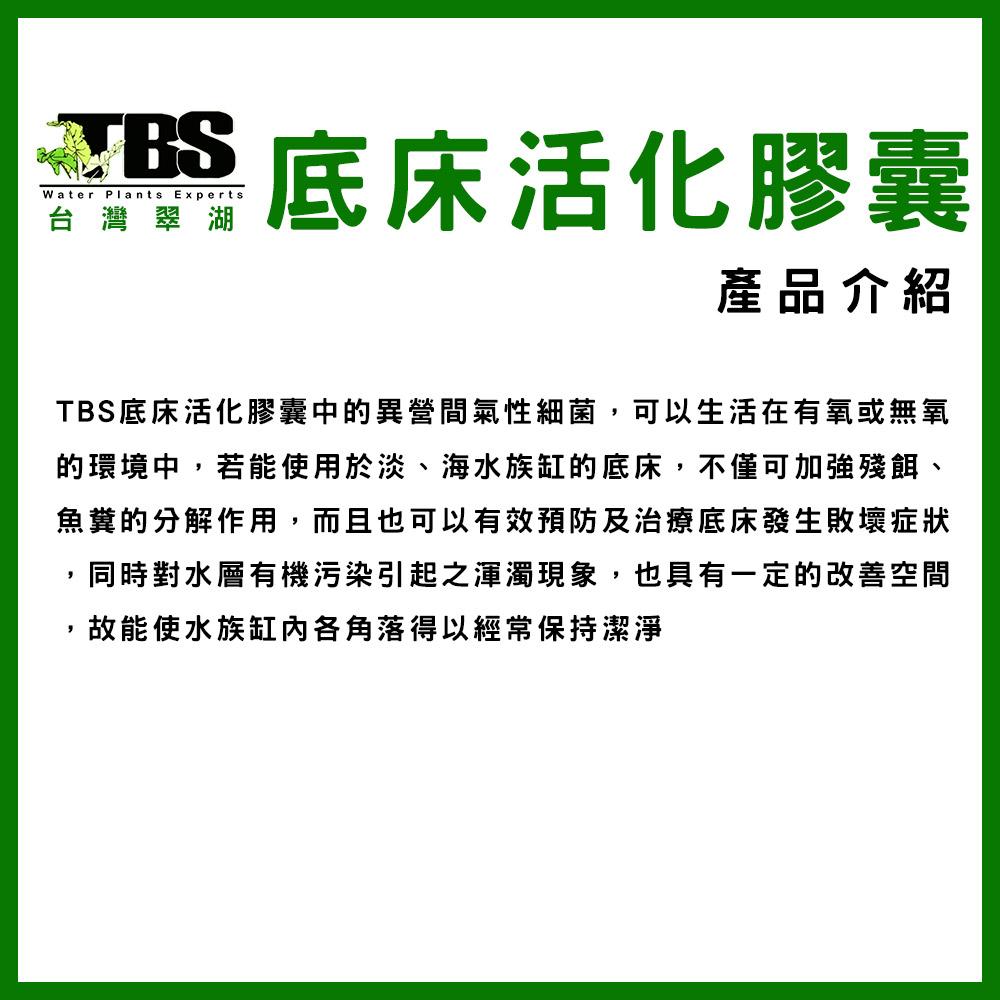 臺灣翠湖 TBS 底床活化菌 膠囊(30粒入) 底床活化菌 液肥 基肥 黑土 水草 肥料 水草硝化菌