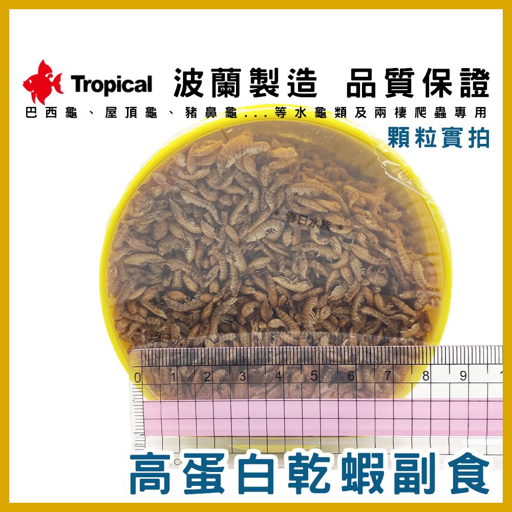 Tropical 高蛋白乾蝦／烏龜成長飼料 烏龜乾蝦 烏龜飼料 乾燥蝦 鈣質 蝦乾 斑龜飼料 德比克