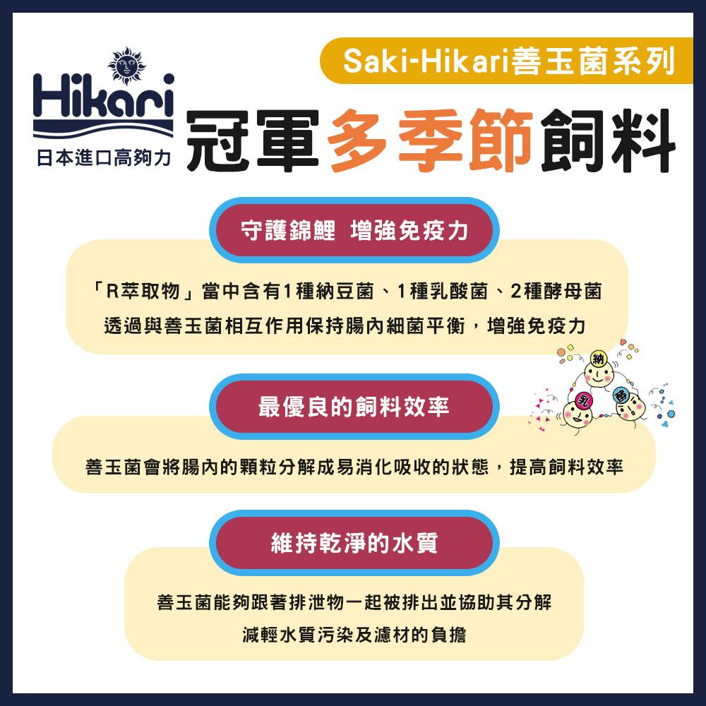 高夠力 Saki-Hikari 頂級錦鯉飼料 善玉菌系列 增豔色揚 增體 育成 冠軍多季節 增艷