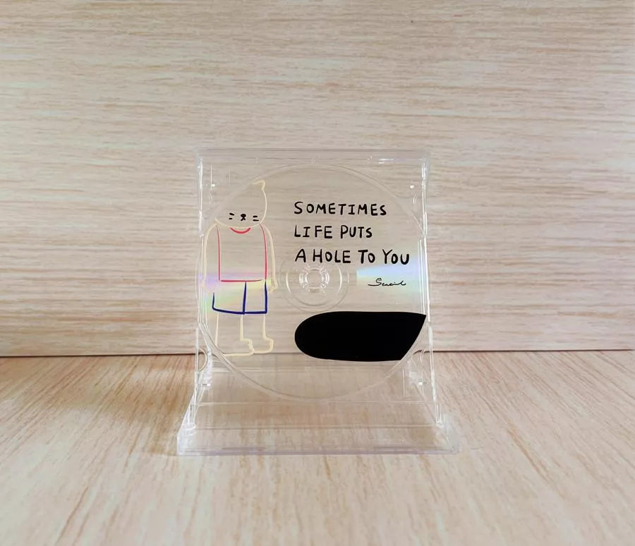 Play Your Mood 裝飾CD畫/Sometimes life puts a hole to you