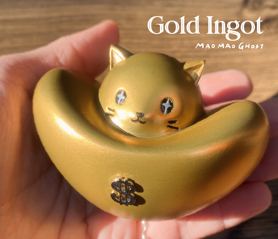 Gold Ingot 發財金貓貓鬼（限量玩具）