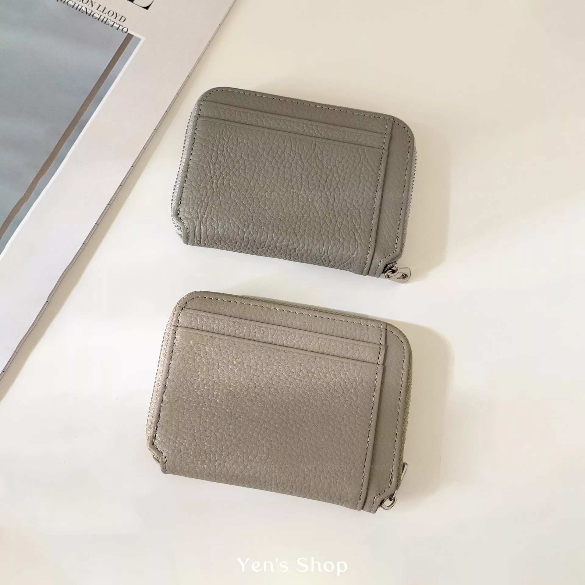 ㄇ型拉鍊短夾 10卡位母錢包