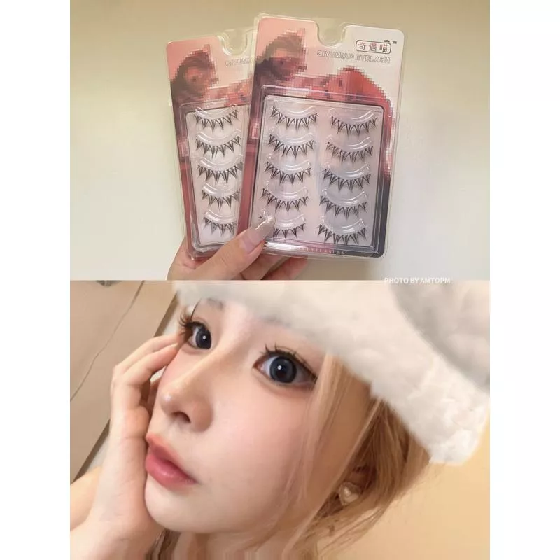 ♡現貨♡闆娘激推！實拍實錄🐱奇遇喵整簇式假睫毛！好上手顯妝上鏡✊🏻