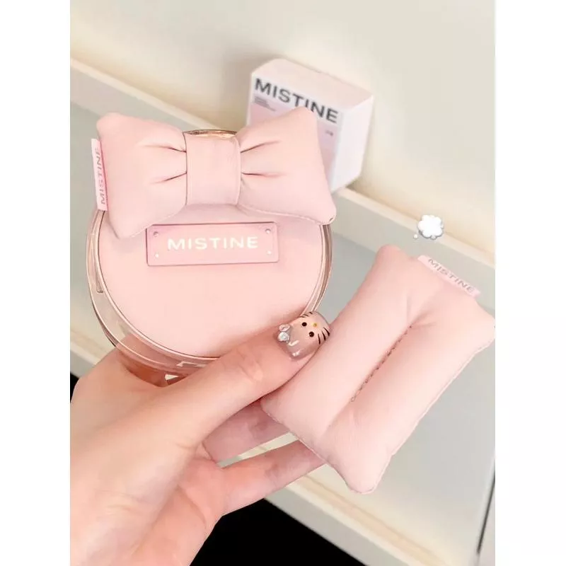 全網最低價✌🏻💗送替換芯！Mistine自由限定氣墊 暹羅桃花氣墊 棋盤格限定氣墊✨🌸