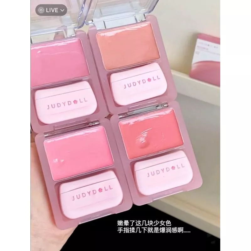 自帶粉撲！韓女早春水光肌🫧橘朵水光腮紅膏🌼🌼