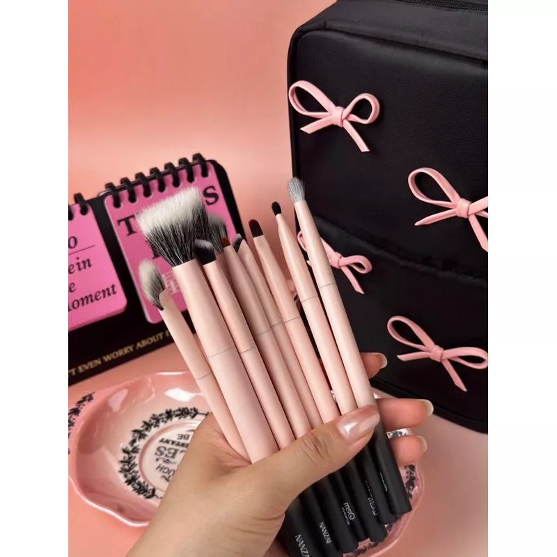 升級版✨附洗刷液/蝴蝶結化妝包/刷具桶/洗刷盒🪄MSQ魅絲蔻x男仔「包滿意」刷具套組🐈‍⬛💗