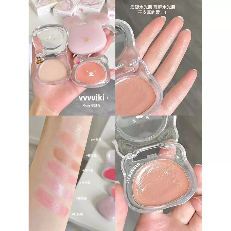 韓系淡顏水光肌🫧🐰ྀི Leember荔萌水光腮紅膏🩷