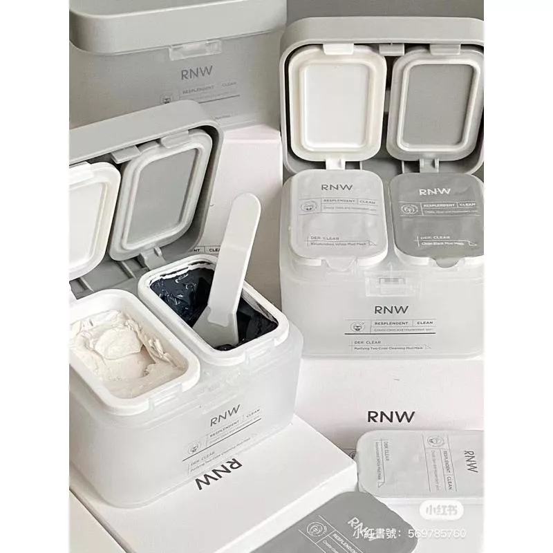 附面膜刷！RNW雙色泥膜/替換裝🖤🤍黑泥60g➕白泥60g