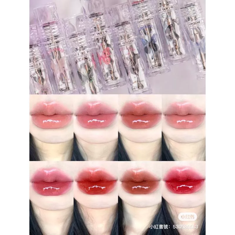 新色2.0上架✨Flortte花洛莉亞唇漆🍉成膜不沾杯！水亮亮鏡面感💗🎀