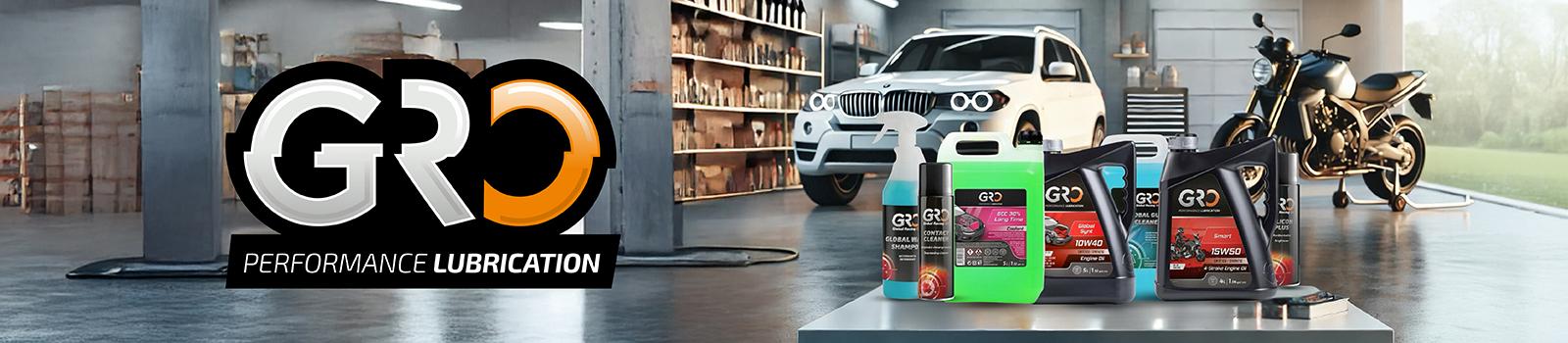 GRO 機油，西班牙賽車級潤滑油，汽車與機車專用全合成油。