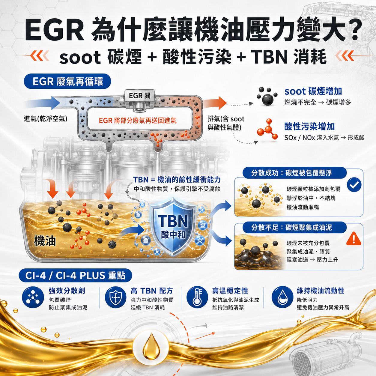 EGR 為什麼讓機油壓力變大?