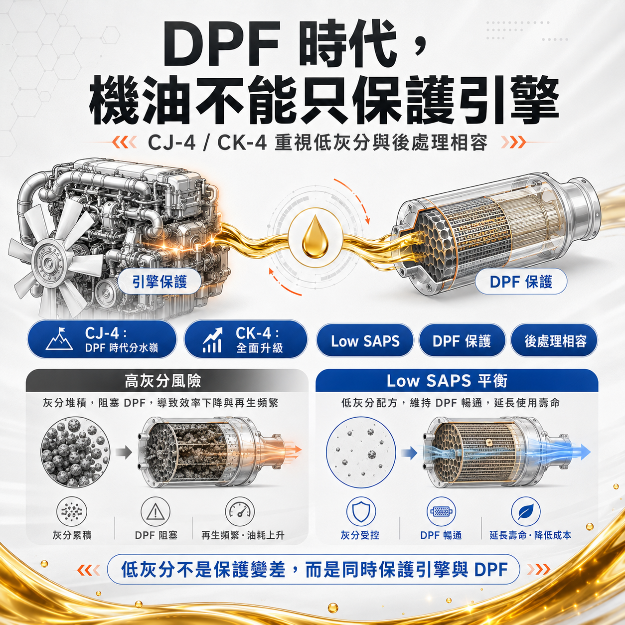 DPF 時代,機油不能只保護引擎